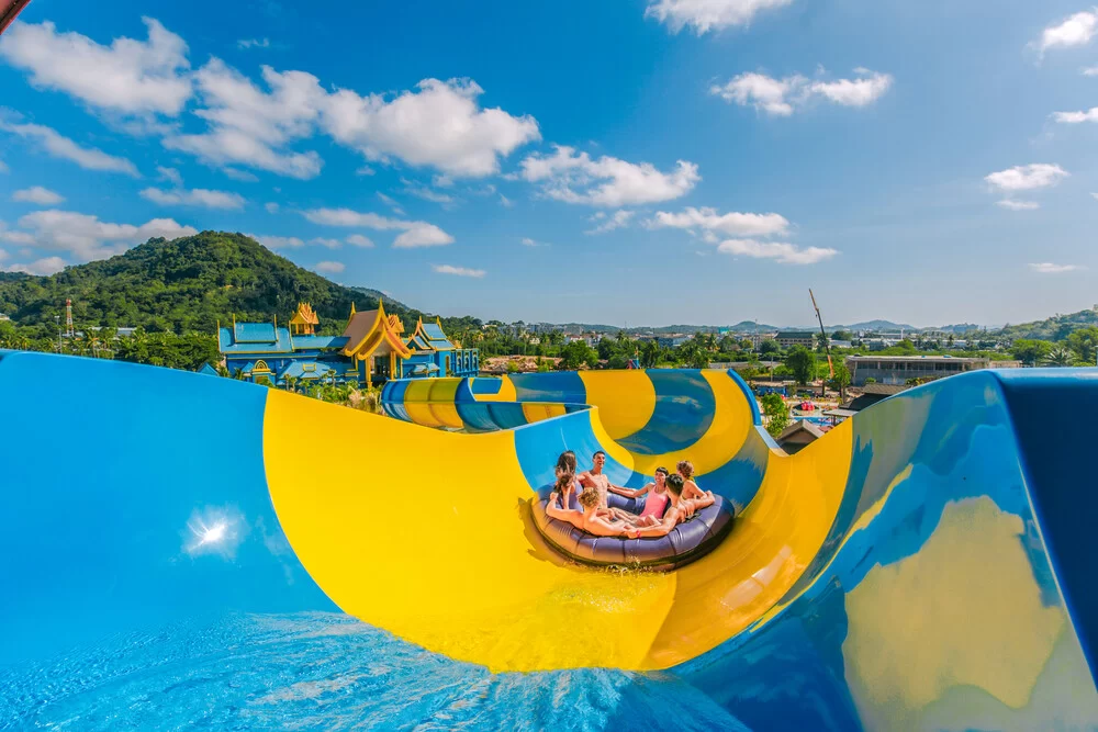 Enjoy Family Fun Safely at Water Parks with Sun Protection and Shaded Areas